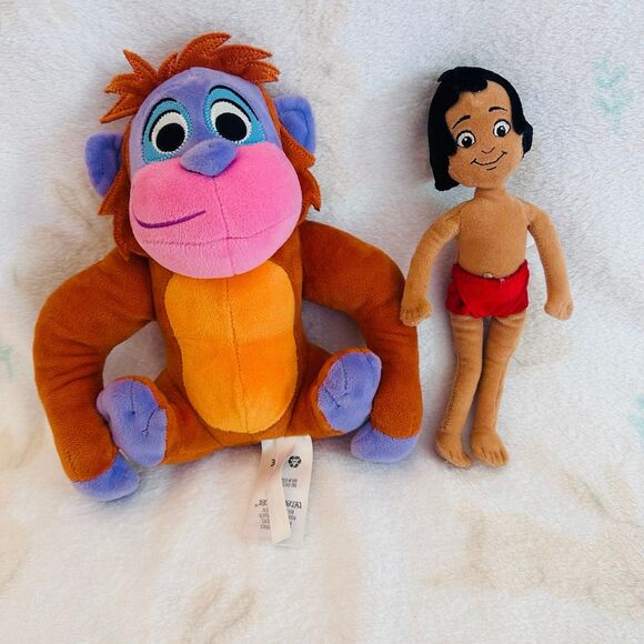 Disney Mowgli and King Louie Plush Bundle - Picture 6 of 8